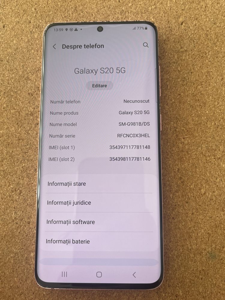 Samsung  S20 5G 128 Gb ID-ccb645