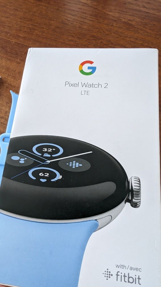 Google Pixel Watch 2 LTE 41 мм серебристый-синий