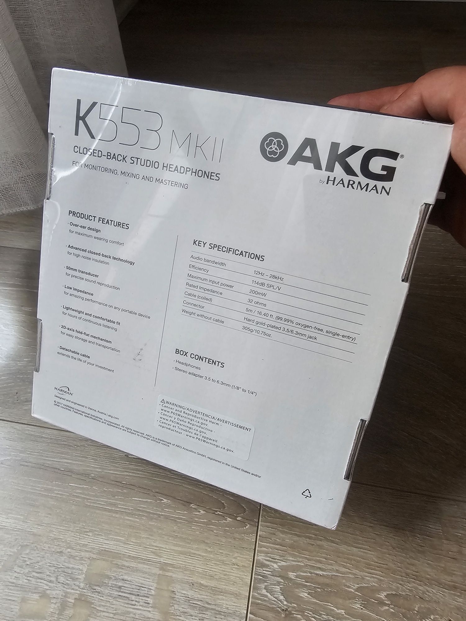 Hi-Fi слушалки AKG K553 MKII