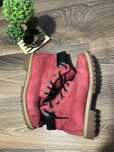 Ghete Timberland 6 Inch Premium Nubuck Red Waterproof