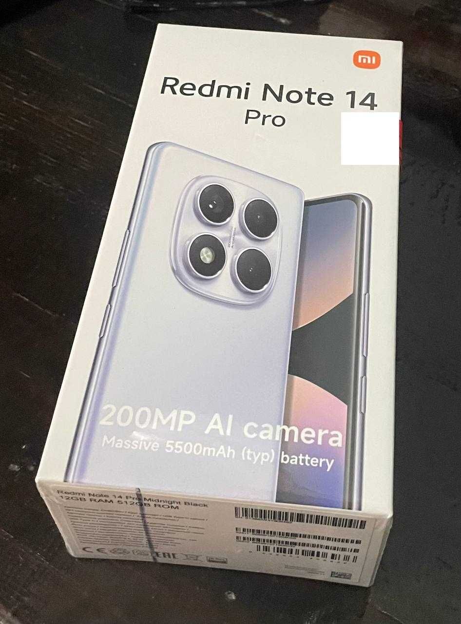 Redmi Note 14 Pro (Midnight Black 12GB RAM 512GB ROM)