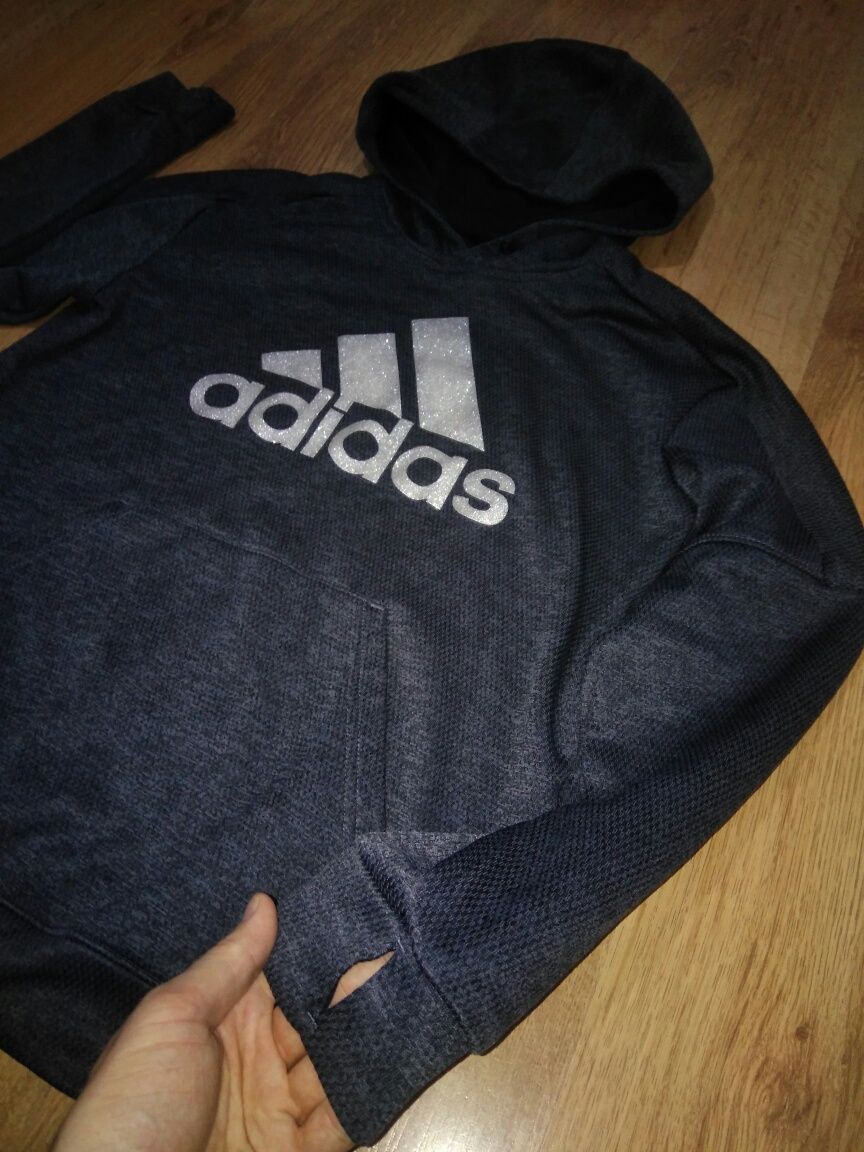 Hanorac damă Adidas Climawarm cu sclipici mărimea M