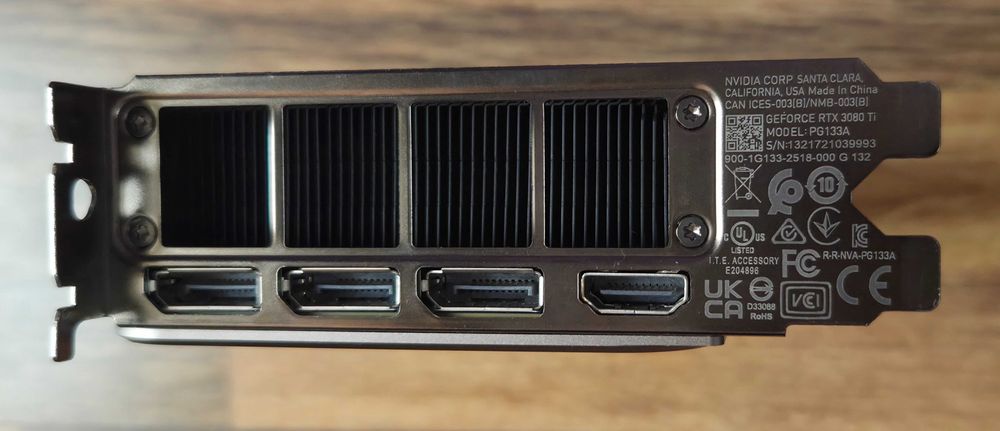 Видео Карта: NVIDIA GeForce RTX 3080 Ti Founders Edition - 12GB GDDR6x