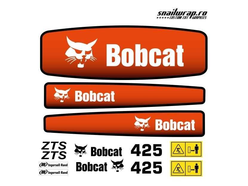 Stickere Bobcat, Komatsu, CAT, JCB, Case, Fiat, John Deere, Ammann