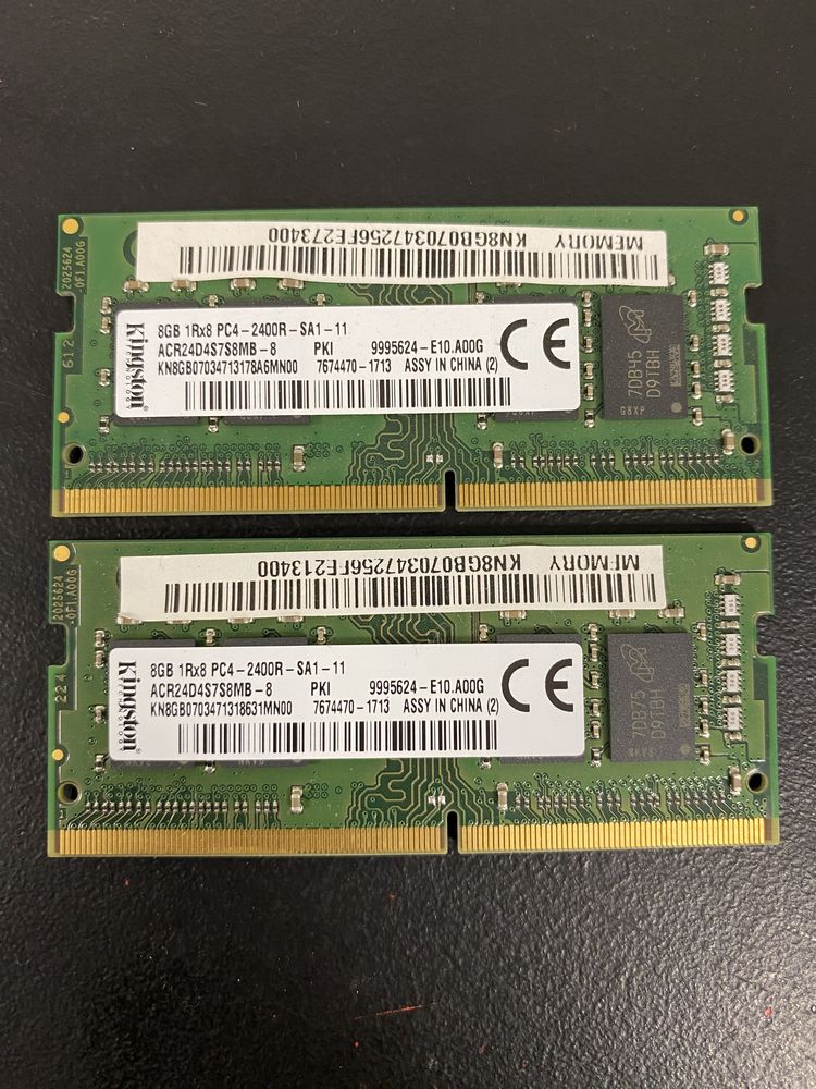 Рам памет -Kingston  16GB-2x8 GB DDR4sodimm