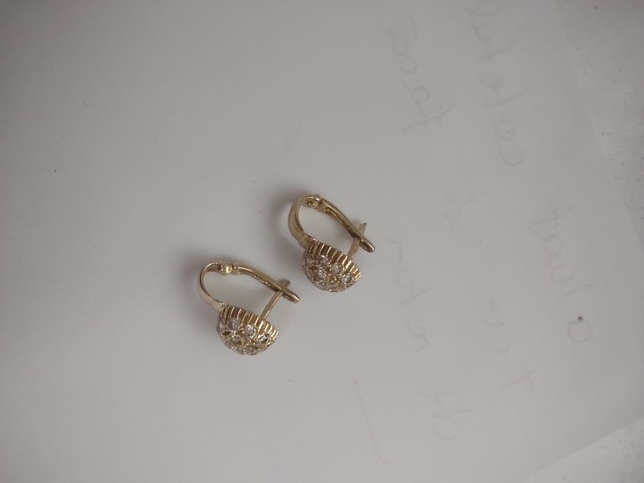 Cercei aur 14k pietre (efn)