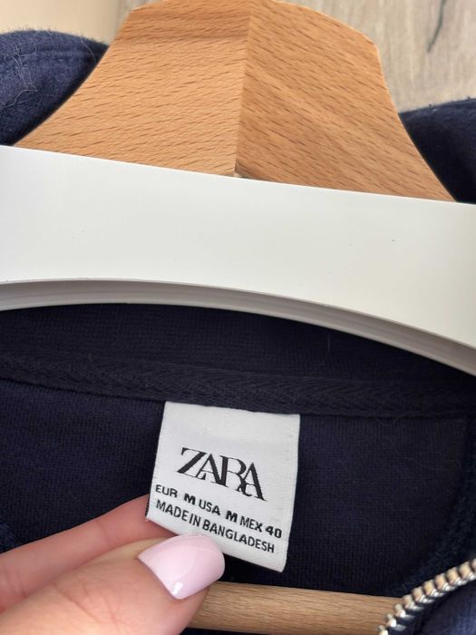Мъжки суитшърт Zara с горен цип М размер