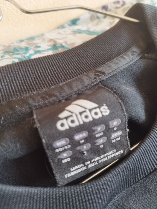 Bluză neagră unisex Adidas Talent Förderung