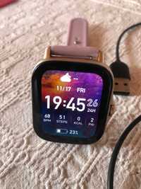 Ceas smartwatch Amazfit GTS 4 mini pink cu husa / 10 bratari