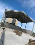 Hala pe structura metalica 
Pe stoc 
12x18x5.
10x20x4
11,5x15x4
17x30x