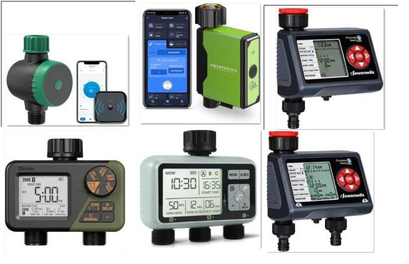 Таймери за поливане - различни модели, wifi, app, Alexa/Google, лот 1