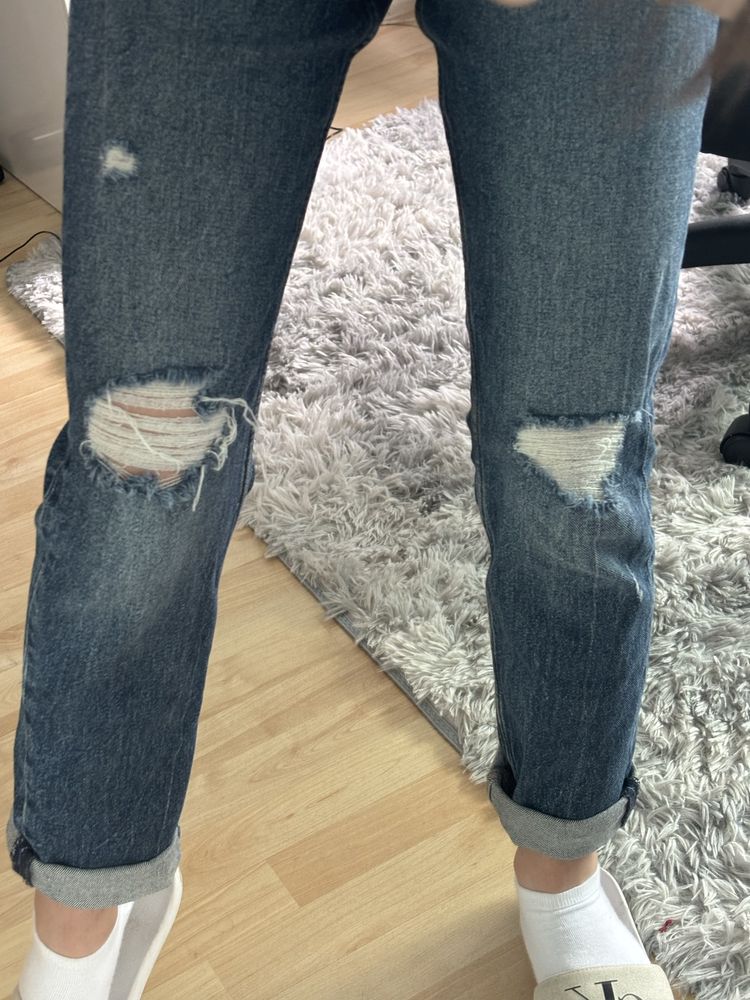 Сини дънки на Zara