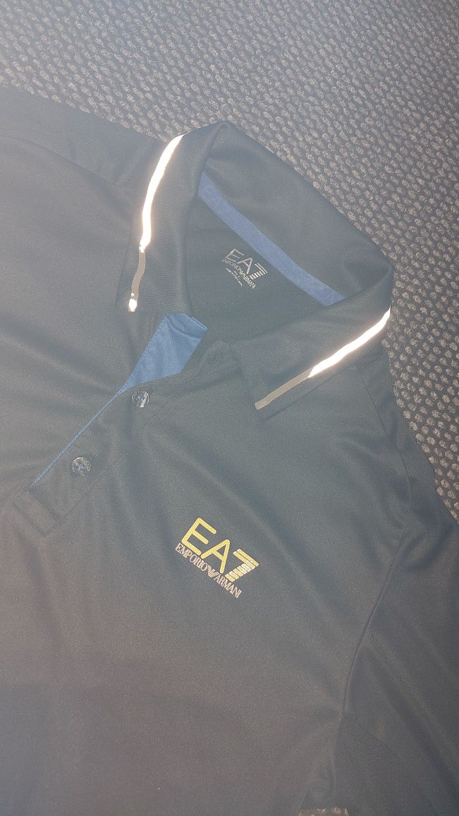 Emporio Armani Ea7 тениска с яка S