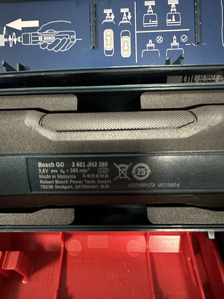 Аккумуляторная отвертка BOSCH Go 3