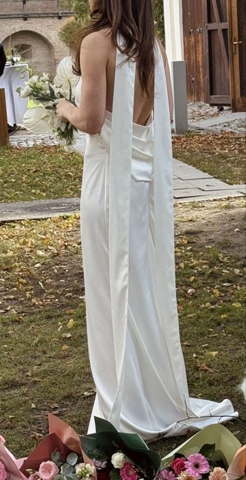 Rochie cununie civila/mireasa cu trena