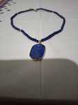 Colier lapis lazuli reglabil cristale lungime 45 cm