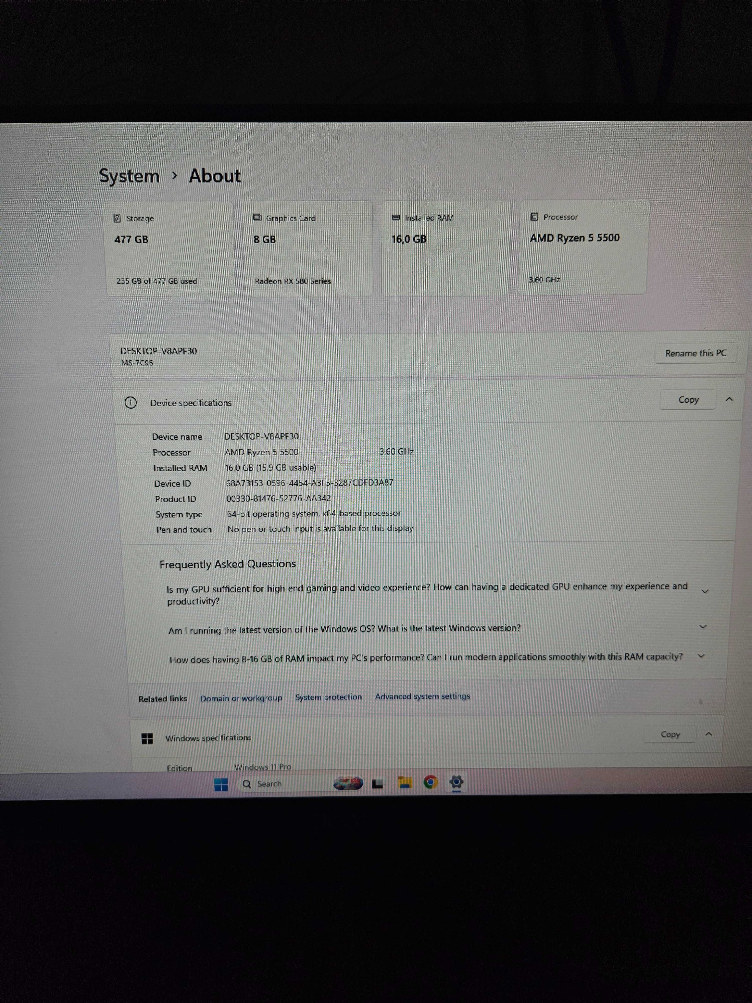 Продавам Геймърски компютър