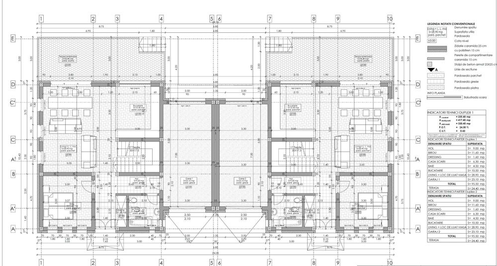 VANZARE/ASOCIERE teren 970 mp, CU AUTORIZATIE  pt 2 case!!!