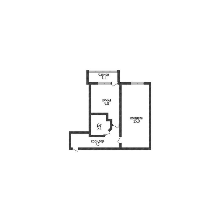 Продам 1-ю квартиру, СРОЧНО!