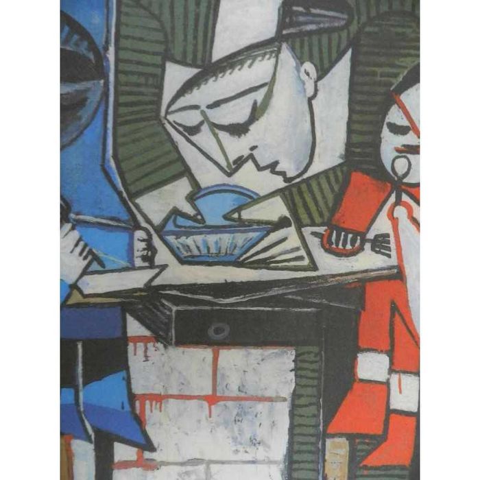 Pablo Picasso - Masa de seara, litografie