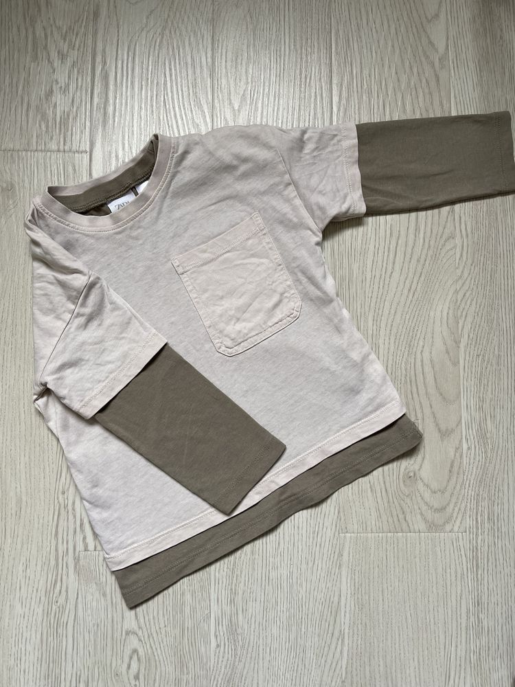 Кофта Zara, 2в1 футболка