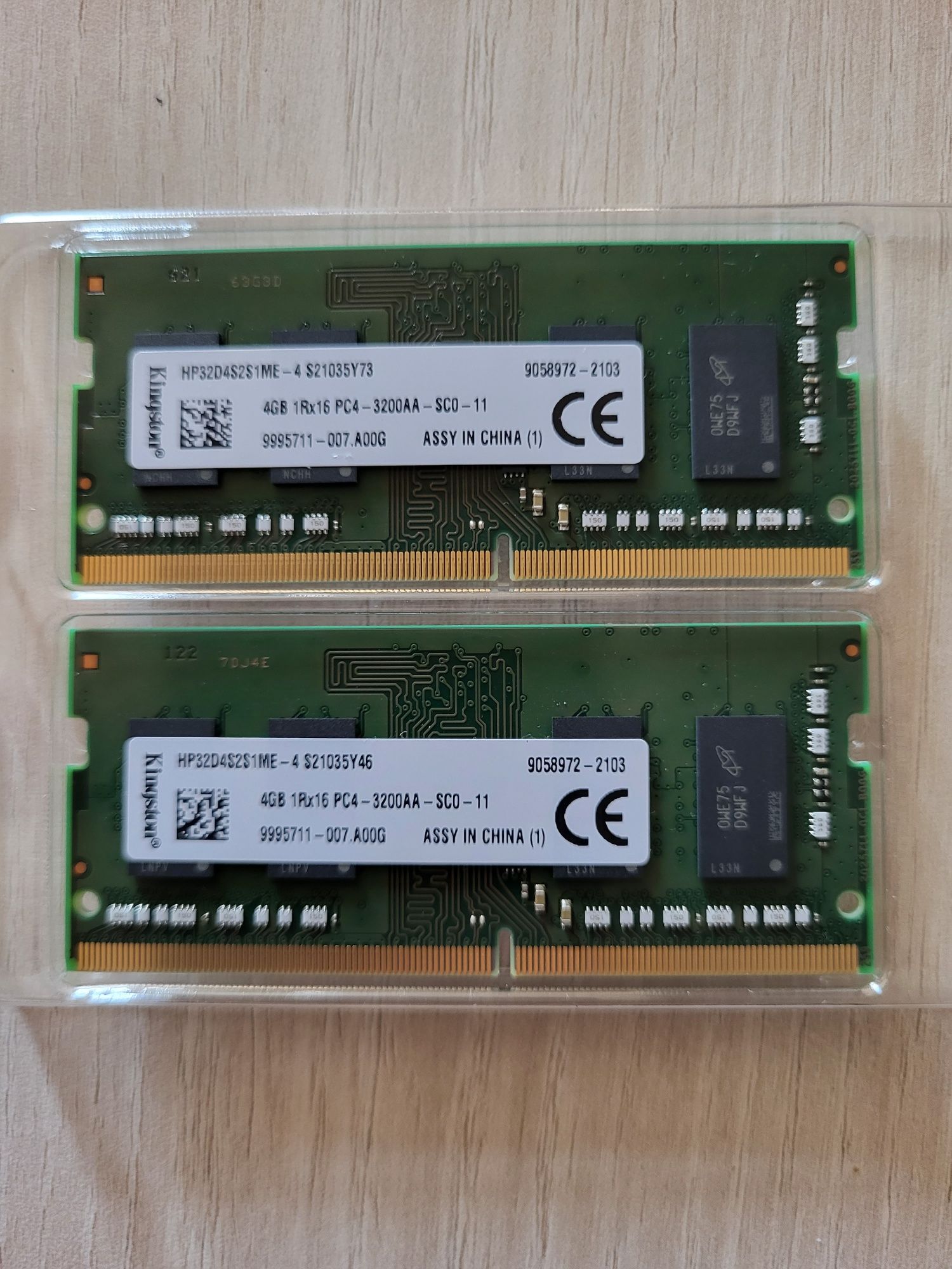 Ram laptop 2X4 Gb DDR 4 3200 MHz
