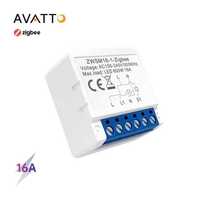 AVATTO ZWSM16 Zigbee модул за контрол на осветление | 1-2-3канала TUYA