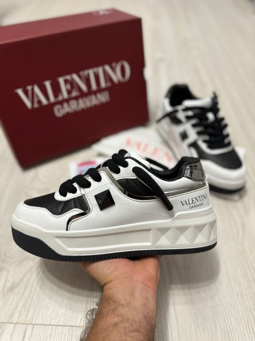 Adidasi Valentino Gravani Black&White Snkeakers/Papuci