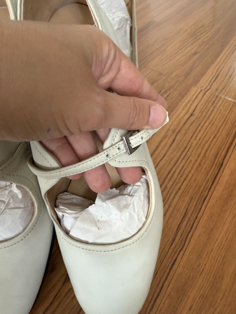 Balerini Clarks stil Mary jane piele