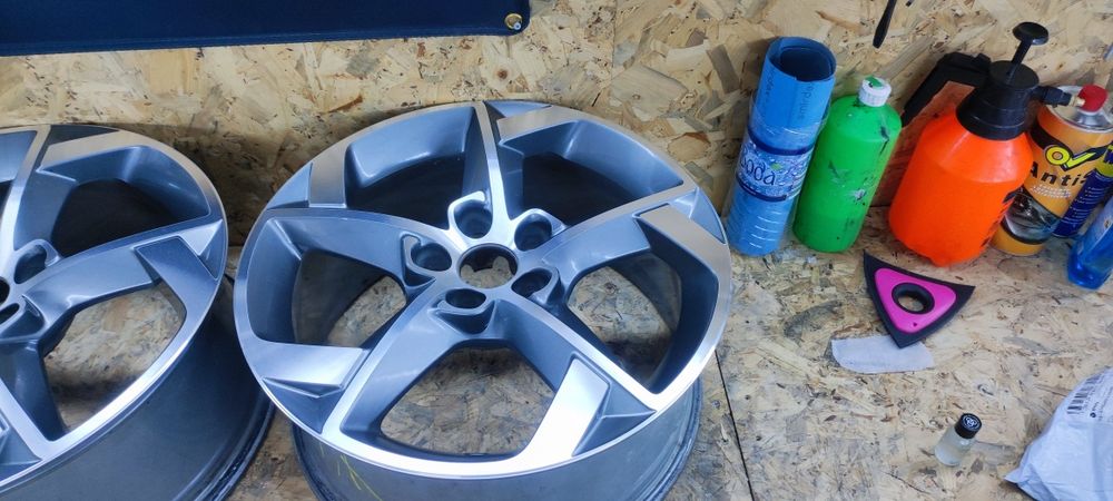 CNC diamond cut ремонт на джанти двуцветни