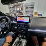 Navigatie android Mercedes C Class w204 facelift Carplay Waze YouTube