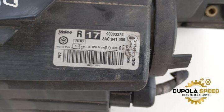 Far dreapta 3AC941006 Volkswagen VW Passat B7 [2010 - 2015]