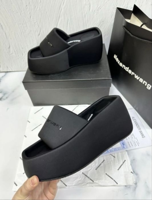 Сабо / Шлепки Женские , На высокой платформе