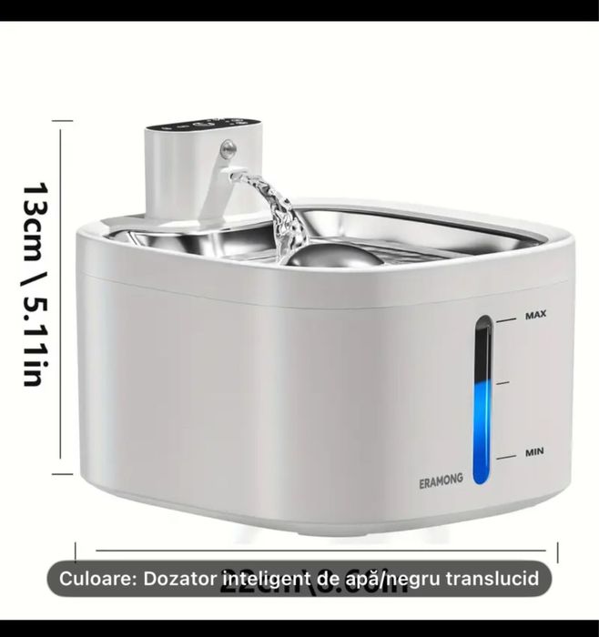 Dispenser Fantana Pisici Caini Senzor