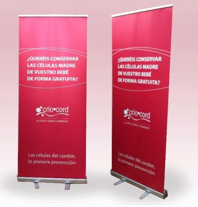 Roll-up 85 x 200 cm - la numai 360 lei! Husa transport INCLUSA!