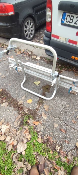 Алуминиев багажник за два броя велосипеди стойка за велосипеди