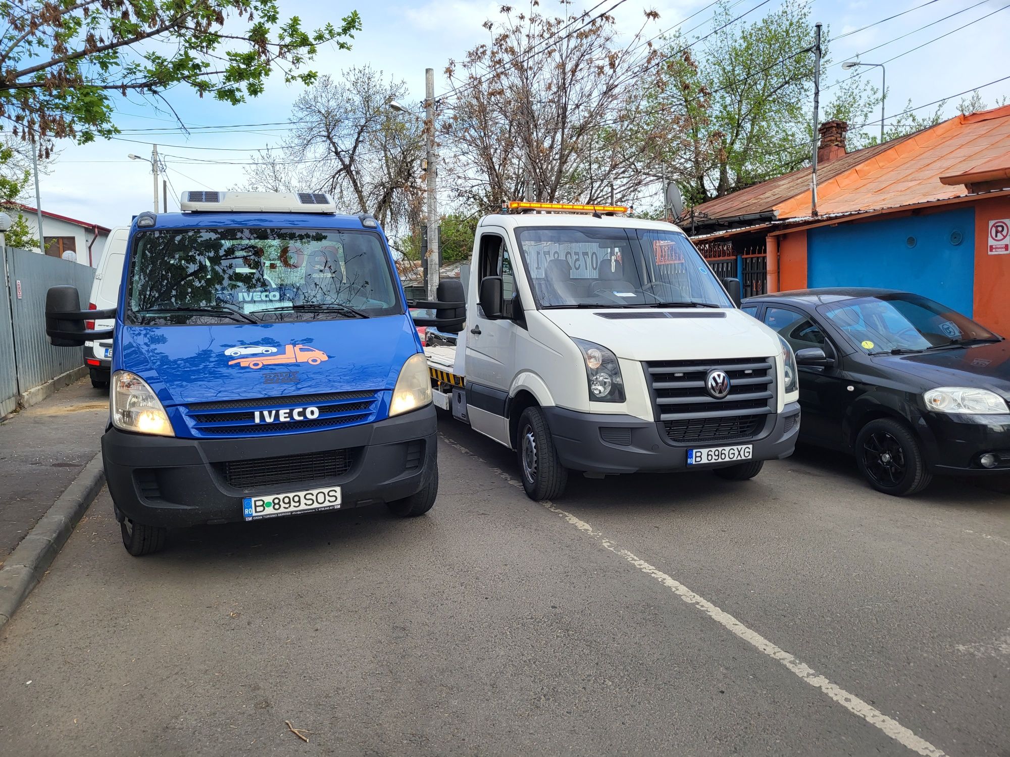 Tractari si transport auto cu autoplatforma ieftin si rapid, non stop