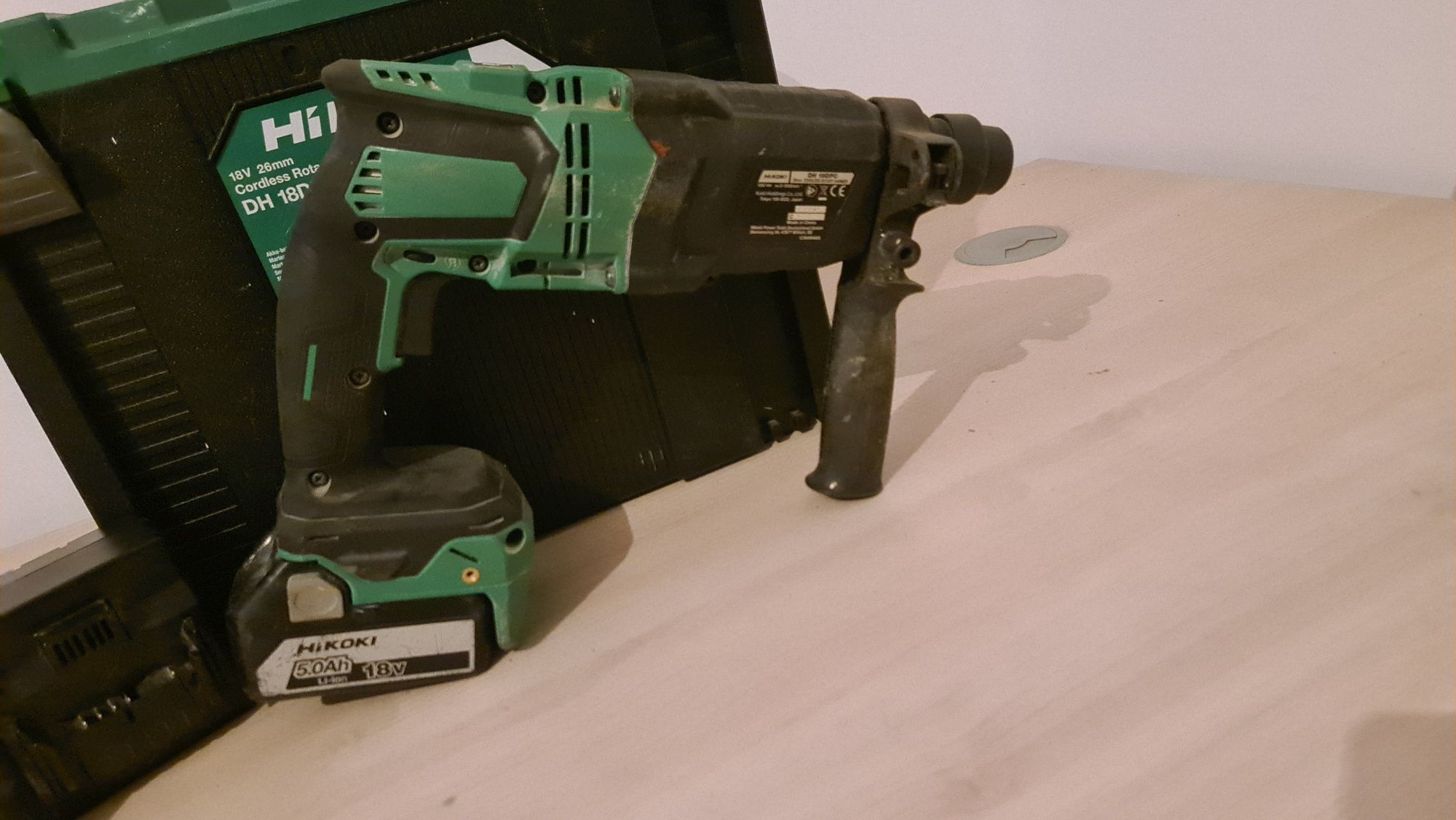 Hikoki Percuție Ciocan rotopercutor Baterie 18V 2x5Ah SDS Plus