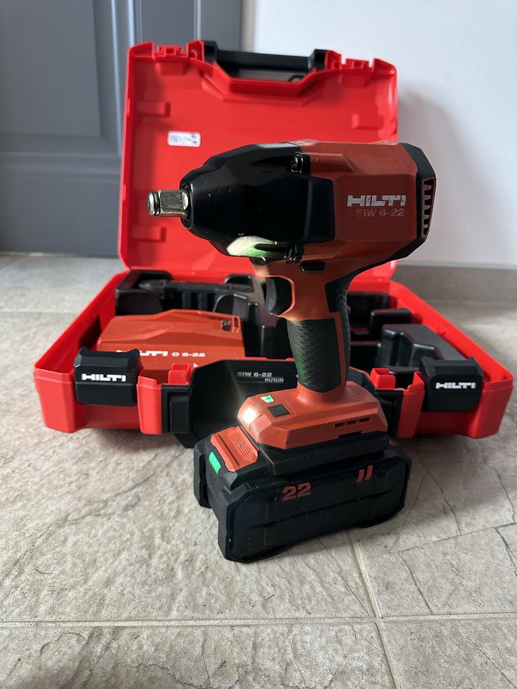 pistol impact HILTI SIW 6-22 (tangential)