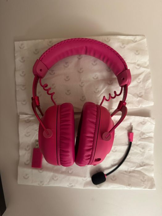 Casti gaming wireless PRO X 2 Lightspeed, Magenta