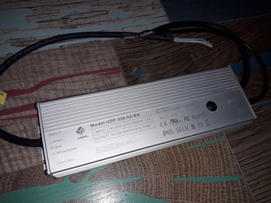 лед драйвер за осветление Led driver  model USP-320-54-BA  IP 65