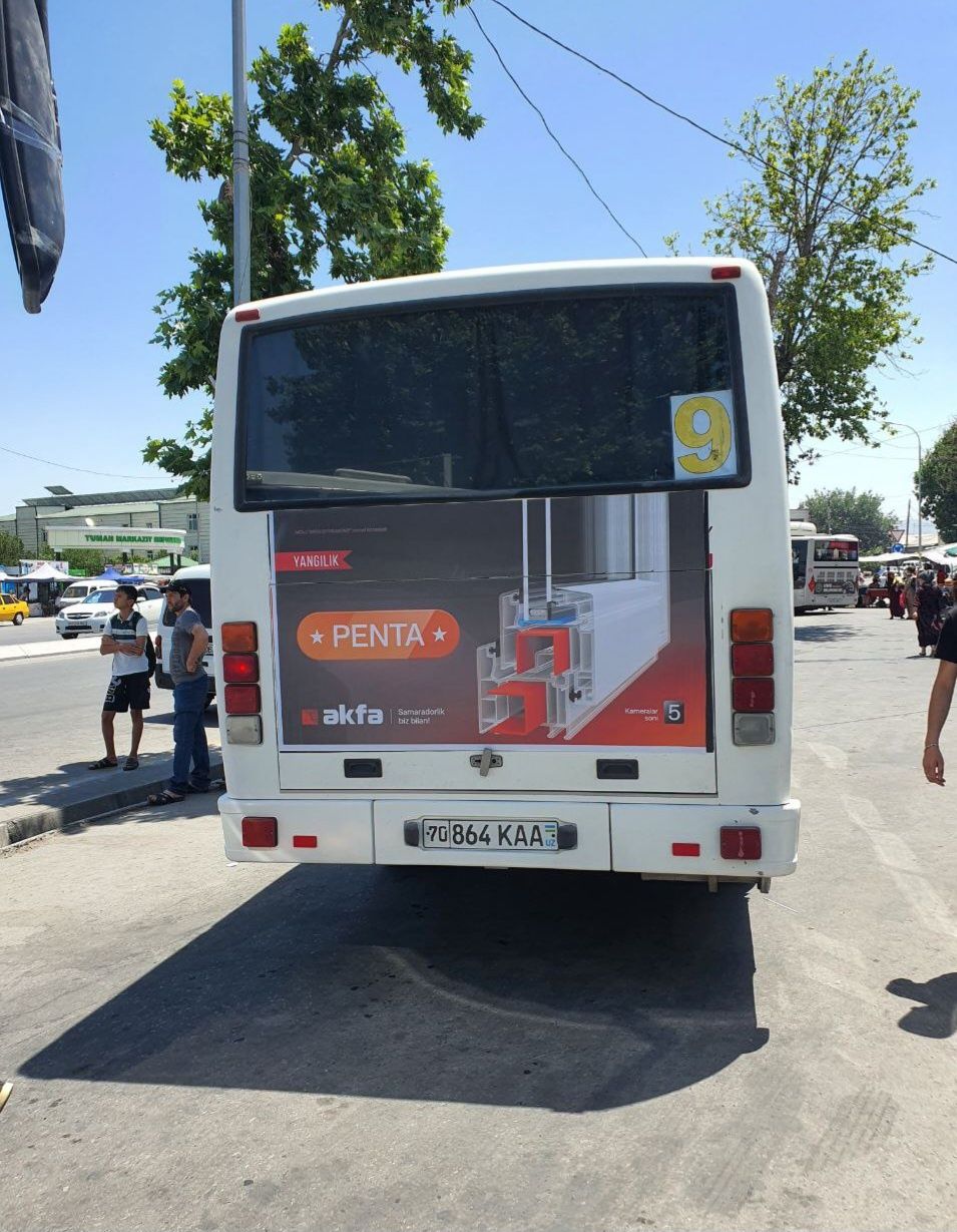 Наманган/Namangan/Avtobus/Автобус/Ташки реклама/Tashqi reklama /