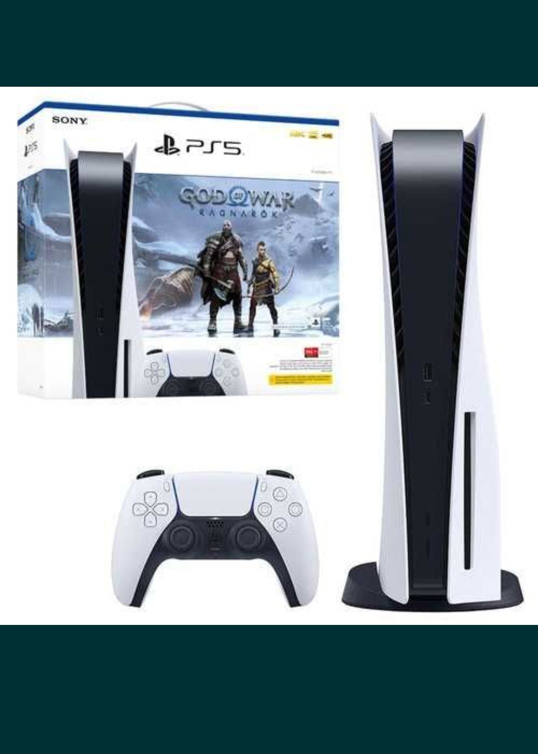 Sony PlayStation 5 Digital Edition + 3 игри и 2 контролера