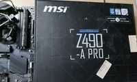 Placa de baza MSI Z490-A PRO, Socket 1200 , ca noua , la cutie