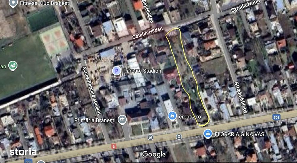 Vânzare teren | Brănești, Ilfov| Poziție Excelenta | Toate utilitǎțile