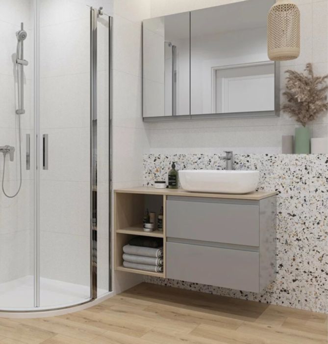 Мивка за баня MODUO 50см.  правоъгълна форма - CERSANIT K116-050