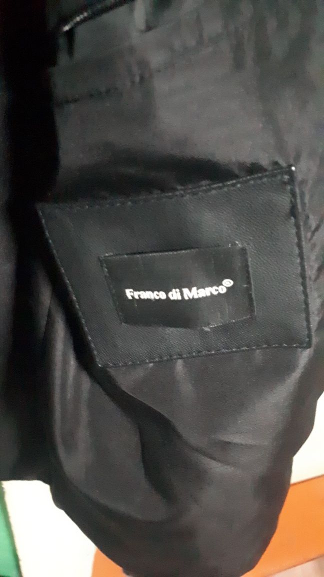Кожаная комбинированная куртка Franco di Marco.