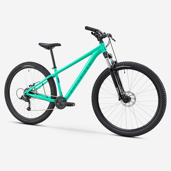 Bicicletă Mtb drumeție 29" Expl 100 Verde - produs resigilat Decathlon