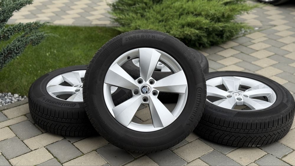 Roti iarna Skoda Kodiaq jante 17 5x112 Tiguan R-line 215 65 17 KaroqQ3