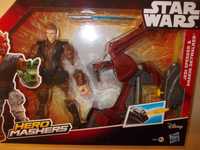 Figurina Hero mashers si vehicul Star Wars Anakin Skywalker - starwar